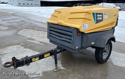 2018 Atlas Copco Xas 185 KD7 Pe T4F Air Compressor