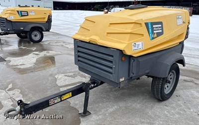 2018 Atlas Copco Xas 185 KD7 Pe T4F Air Compressor