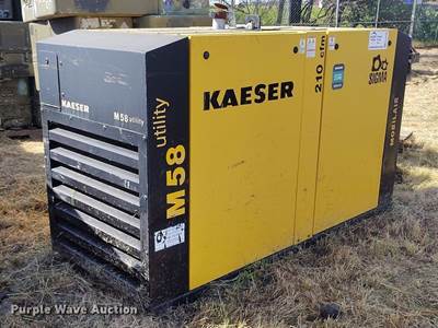 2017 Kaeser M58 Utility Air Compressor