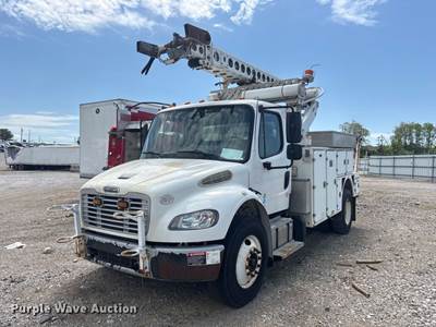 2014 Freightliner Business Class M2 Cable Placer Bucket Truck
