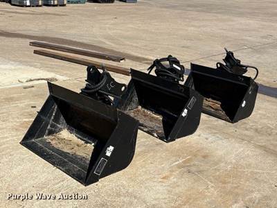 (3) 2024 Giyi 5T Mini Excavator Buckets