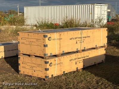 KJ K4230W Metal Shed