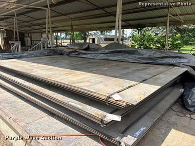 (10) 5' x 10' Metal Sheets