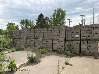 Approximately 17 Pallets Of Concrete Blocks