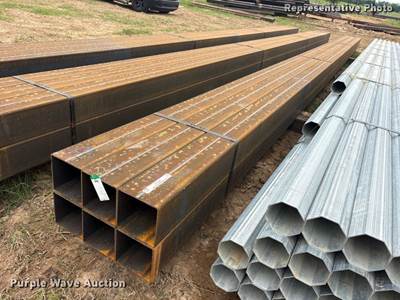 (6) 7" x 7" x 0.165 Square Tubing