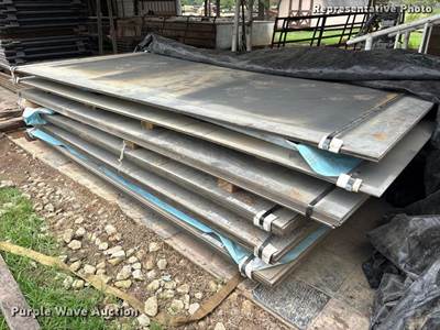 (10) Sheets .25" 5' x 10' Smooth Plate