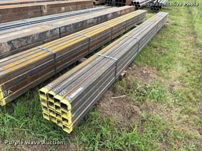 (16) 3" x 3" x 0.250 Square Tubing