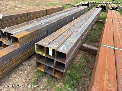 (9) 6" x 6" x 0.250 Square Tubing