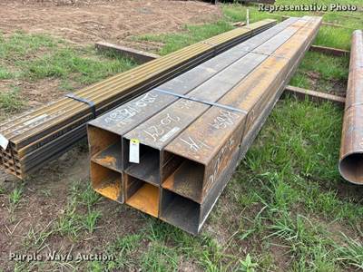 (6) Joints Of 8" x 8" x 0.250 Square Tubing