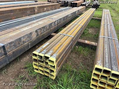 (16) 3" x 3" x 0.250 Square Tubing