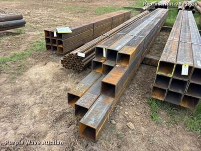 (9) 6" x 6" x 0.250 Square Tubing