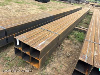 (6) 7" x 7" x 0.165 Square Tubing