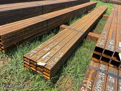 (16) Joints Of Rectangular Tubing