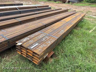 (16) Joints Of Rectangular Tubing