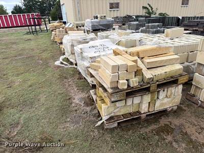 Approximately 7 Pallets Of Decorative Limestone Rock