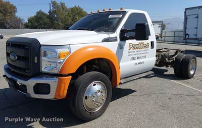 2013 Ford F450 Super Duty Truck Cab And Chassis