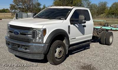 2018 Ford F550 SuperCab Truck Cab And Chassis