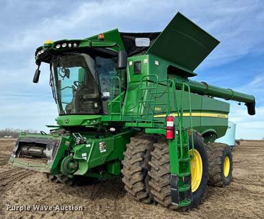 2015 John Deere S680S STS Rwa Combine