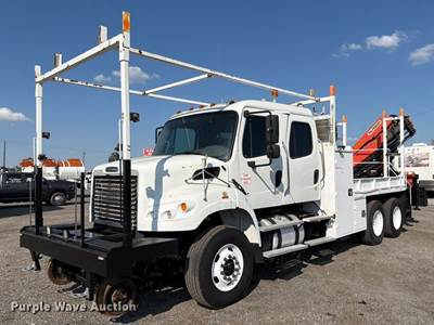 2013 Freightliner Business Class M2 Crew Cab Crane Truck
