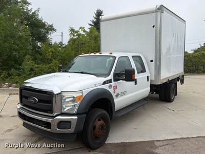 2016 Ford F550 Crew Cab Box Truck