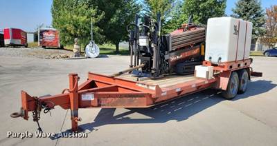 Ditch Witch JT9 Directional Boring Unit With Trailer