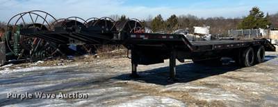 1978 Brooks Brothers Drop Deck Equipment Trailer