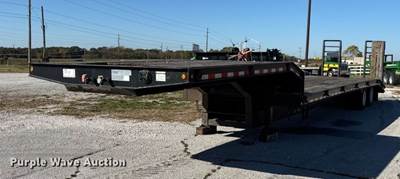 2014 Kaufman Drop Deck Equipment Trailer