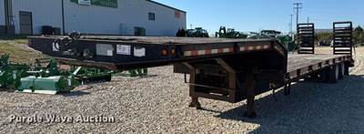 2015 Kaufman Drop Deck Equipment Trailer