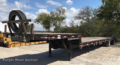 2013 Neville Built Drop Deck Equipment Trailer