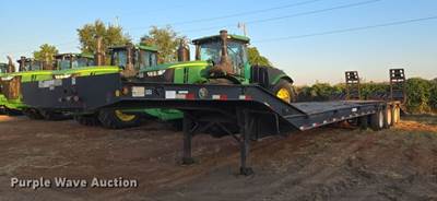 2013 Pitts Trailers Drop Deck Equipment Trailer