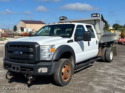 2015 Ford F550 Super Duty XL Crew Cab Dump Truck