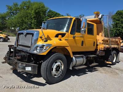 2008 International 7400 Crew Cab Dump Truck