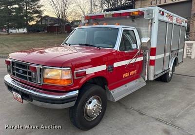 1997 Ford F450 Super Duty Rescue Vehicle