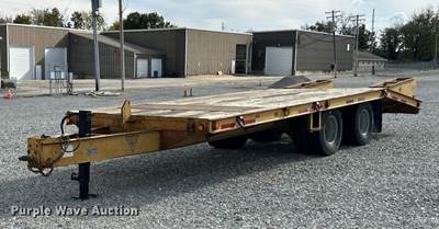 2002 Belshe DT-22 Equipment Trailer
