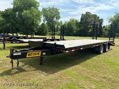 2024 Belshe DT255 Equipment Trailer