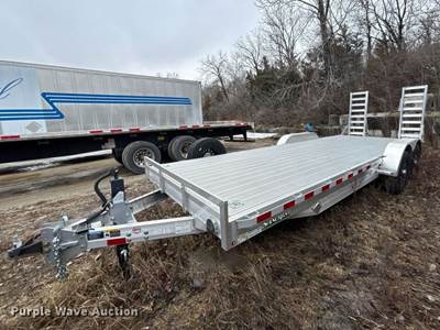 2023 H&H H8222HDAD-140 Equipment Trailer