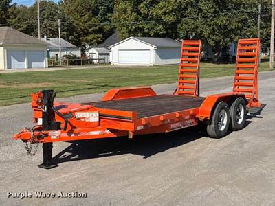2018 Trailerman HCT7142S10 Equipment Trailer