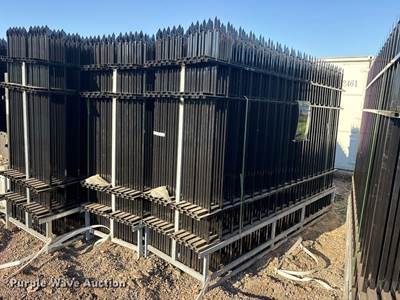 (44) 2024 Eingp F10 Wrought Iron Site Fence Panels