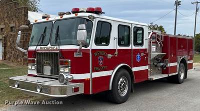2000 E-One Pumper Fire Truck