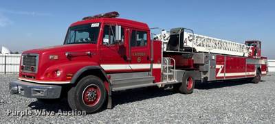 2000 Freightliner FL112 Tractor-Drawn Aerial Fire Truck