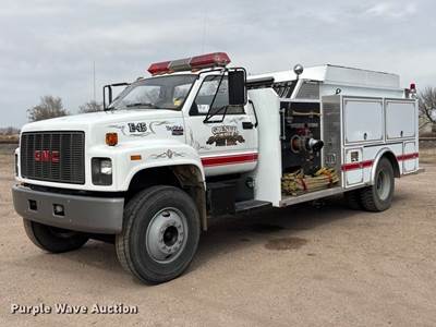 1994 GMC C7 Pumper Fire Truck