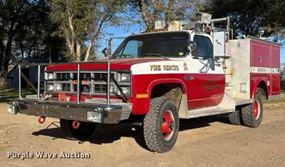1983 GMC Sierra Classic 3500 Brush Fire Truck