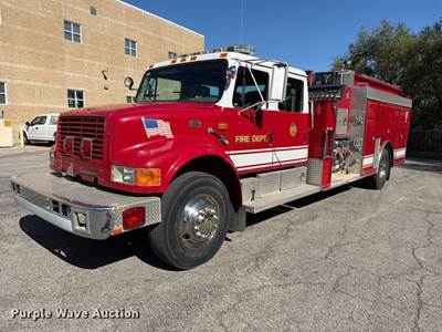 1997 International 4900 Pumper Fire Truck