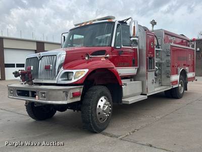 2007 International 7400 Pumper Fire Truck