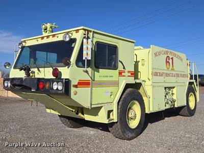 1985 Oshkosh Low Tilt Pumper Fire Truck