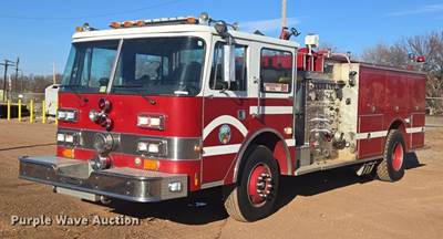 1986 Pierce Pumper Fire Truck