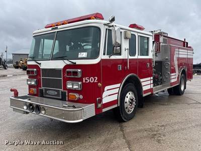1995 Pierce Pumper Fire Truck