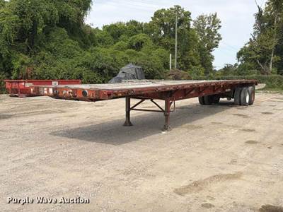 1992 Fontaine FTW-5-8048F Flatbed Trailer