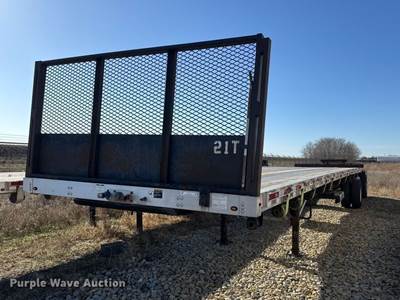 2018 Wilson CF–1080 Flatbed Trailer