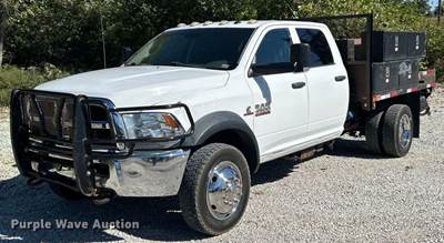 2014 Dodge Ram 4500HD Crew Cab Flatbed Truck
